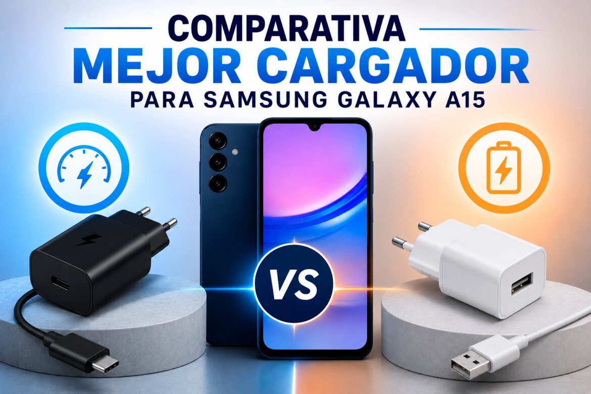 Comparativa mejores cargadores Samsung A15