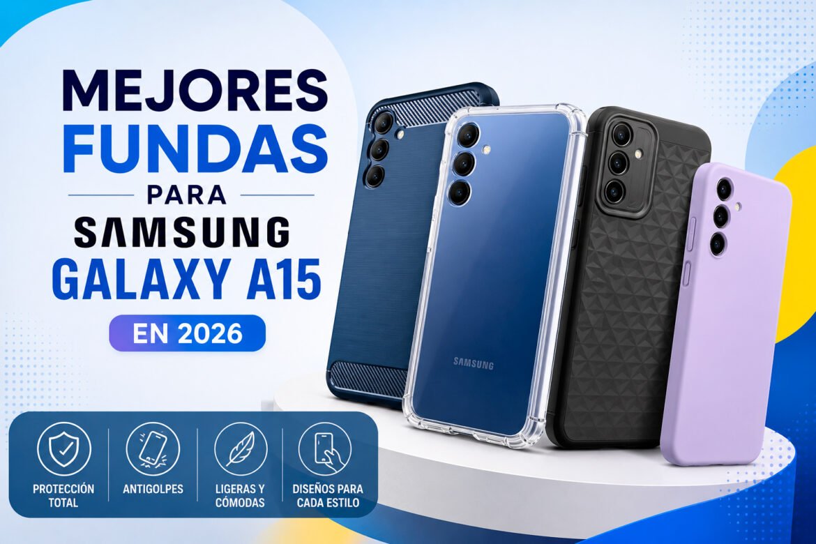 Las mejores fundas para Samsung A15 en 2026