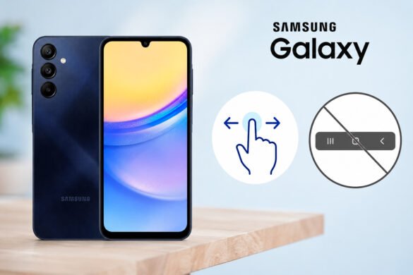 Activar gestos en Samsung A15